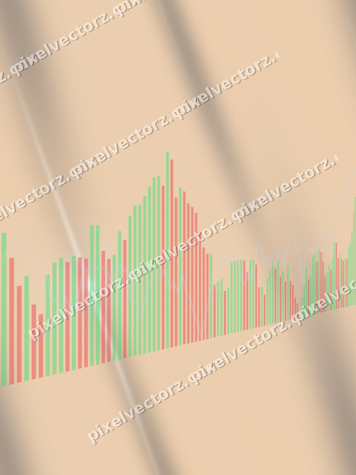 Nahtloser Pastell Diagramm Hintergrund in Dunkelblau und Orange