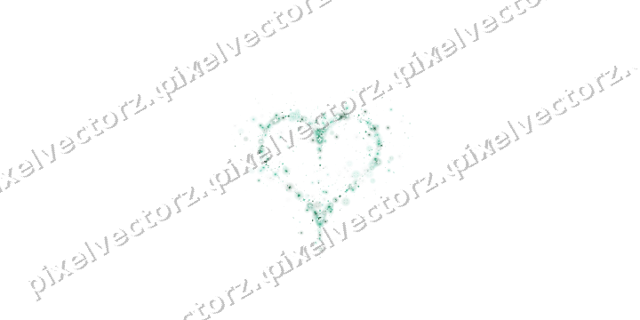 Nahtloses Glitzerherz aus Sternen und Funken auf transparentem Grund