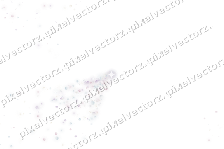 Nahtloser Glitzerfächer in Blassrosa auf transparentem Grund