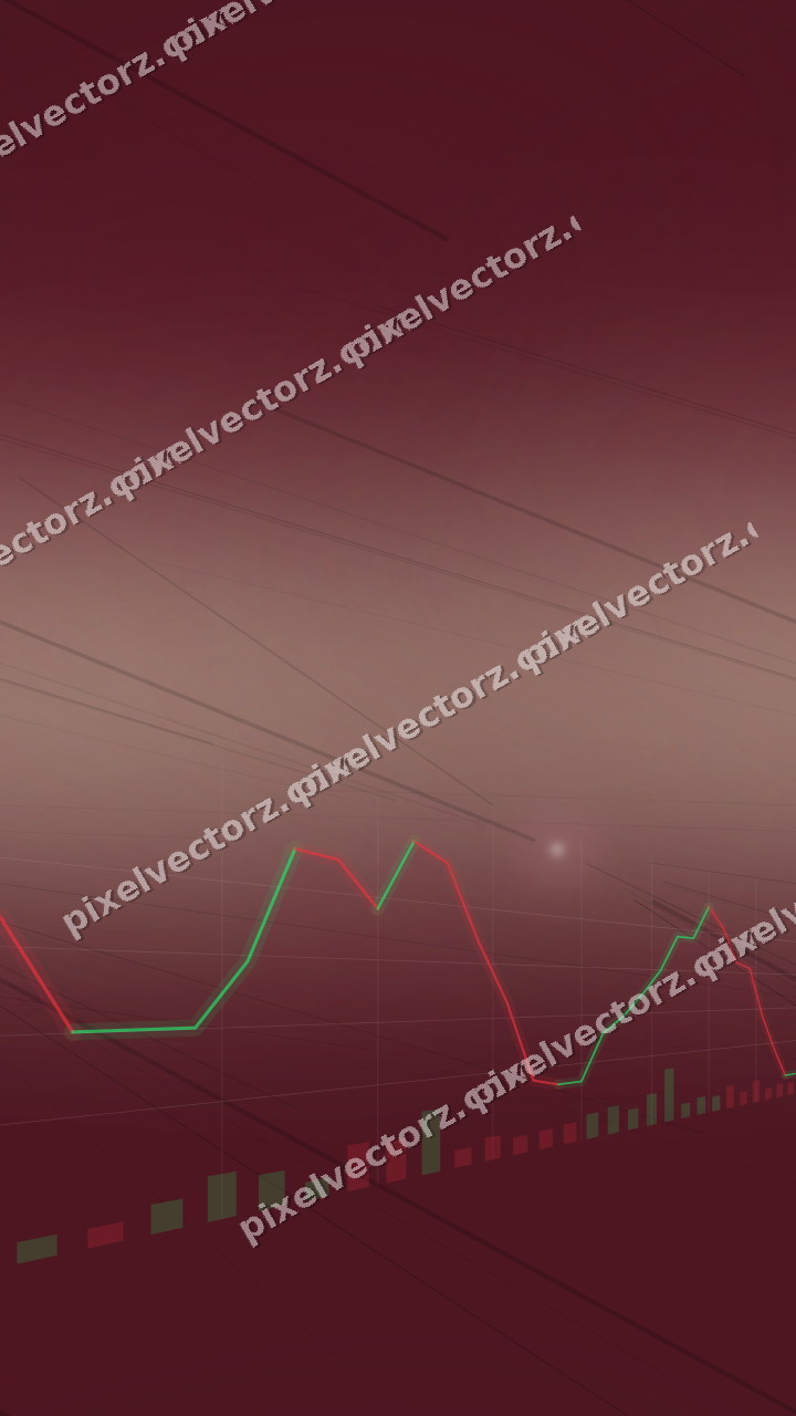 Nahtloser Neon Diagramm Hintergrund in Dunkelrosa und Rot