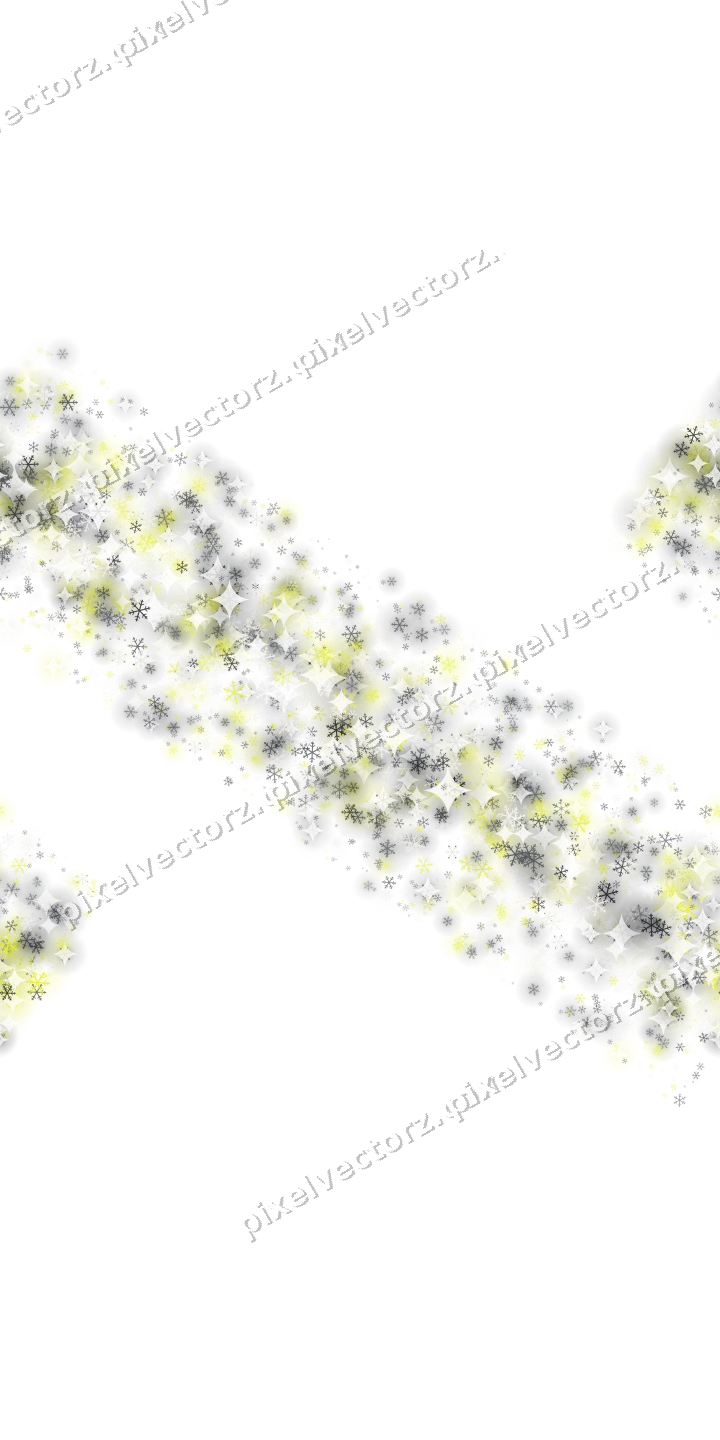 Nahtloses Glitzerband aus Schneeflocken auf transparentem Grund