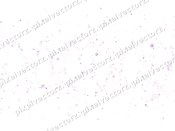 Nahtlose Glitzergirlande aus Ringen und Rauten auf transparentem Grund