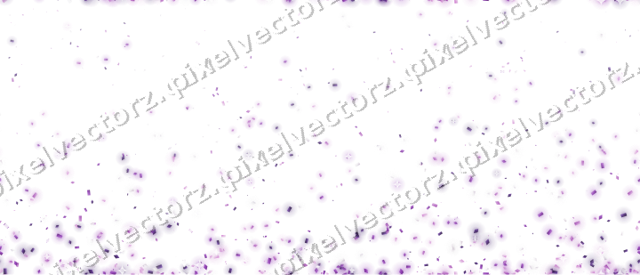 Nahtloser Glitzeraufstieg in Violett auf transparentem Grund