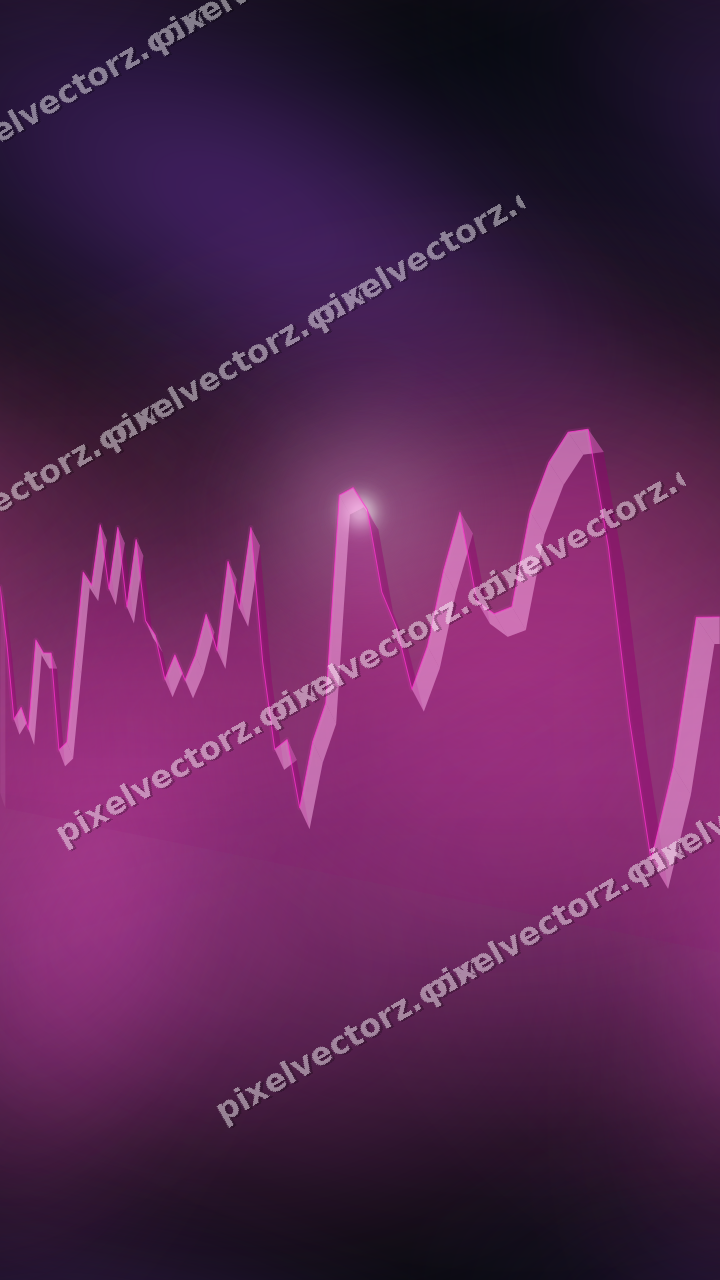 Nahtloser Neon Diagramm Hintergrund in Magenta und Violett