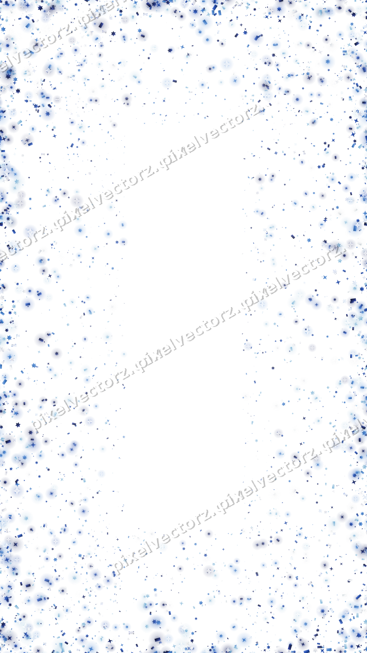 Nahtlose Glitzervignette in Blau und Türkis auf transparentem Grund