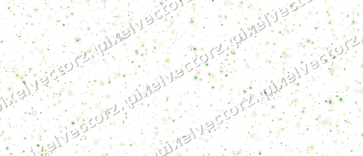 Nahtlose Glitzerstreuung in Limette und Gelb auf transparentem Grund