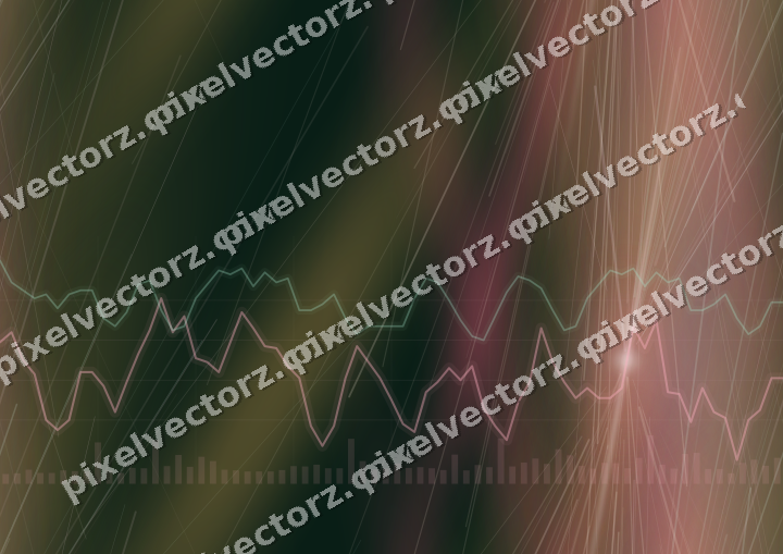 Nahtloser Neon Diagramm Hintergrund in Rosa und Bernstein
