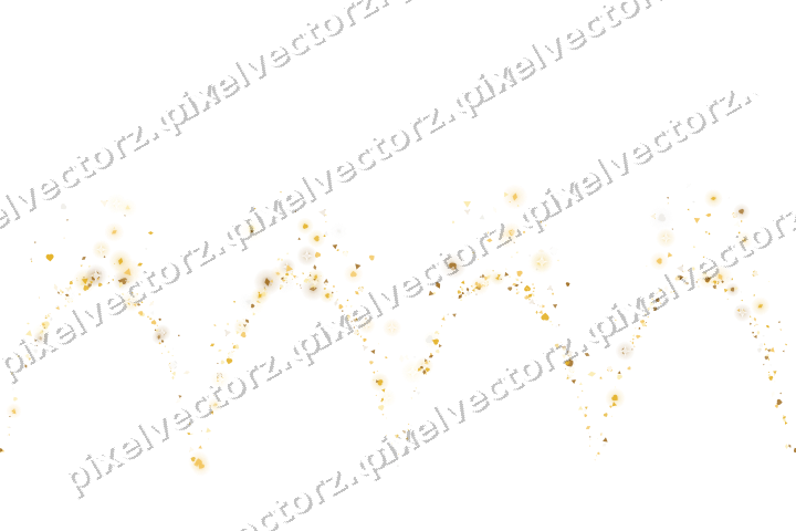 Nahtlose Glitzergirlande aus Herzen und Rauten auf transparentem Grund