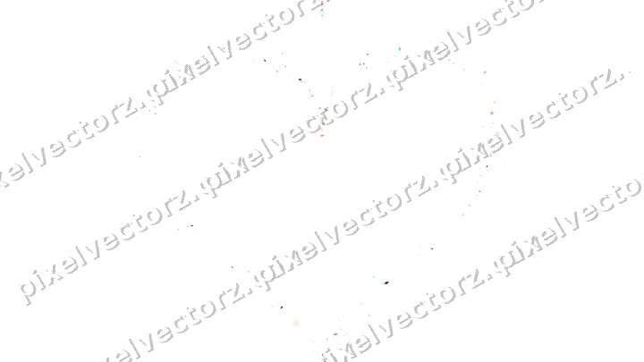 Nahtloses Glitzerherz aus Tropfen in Orange auf transparentem Grund
