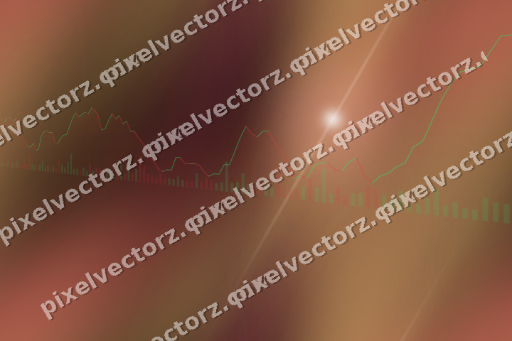 Nahtloser Neon Diagramm Hintergrund in Rot und Orange