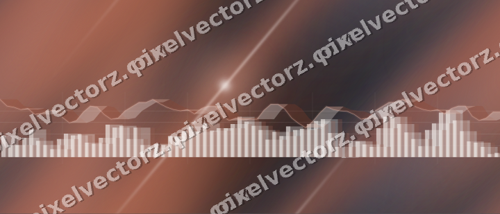 Nahtloser Neon Diagramm Hintergrund in Orange und Türkis