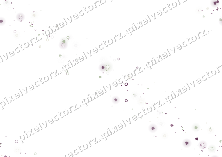 Nahtloses Glitzerband aus Herzen und Ringen auf transparentem Grund