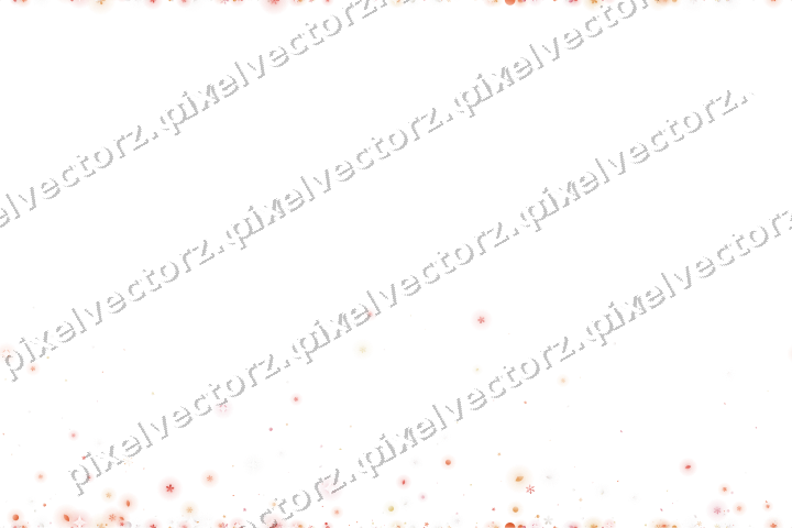 Nahtloser Glitzeraufstieg in Rot und Orange auf transparentem Grund