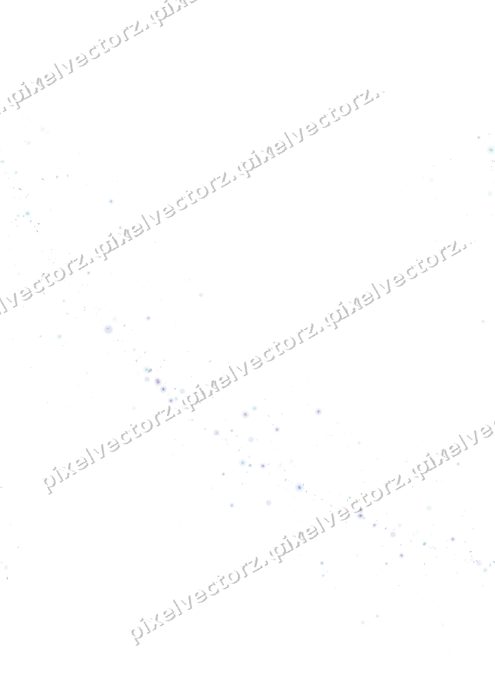 Nahtloser Glitzerbogen aus Splittern in Blau auf transparentem Grund