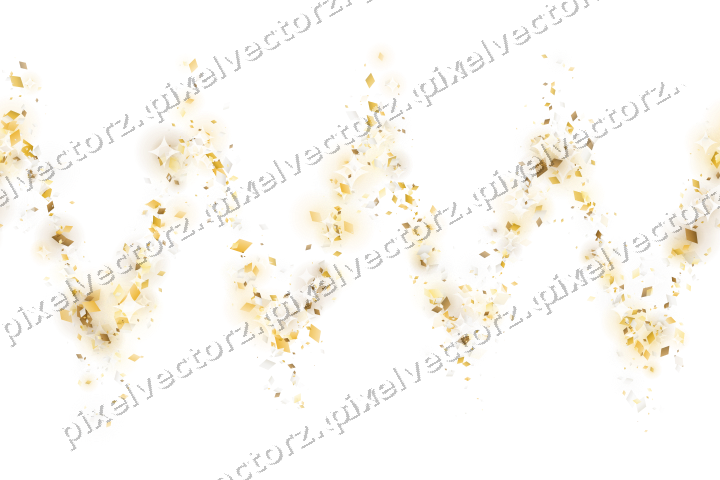 Nahtlose Glitzerwelle aus Rauten auf transparentem Grund