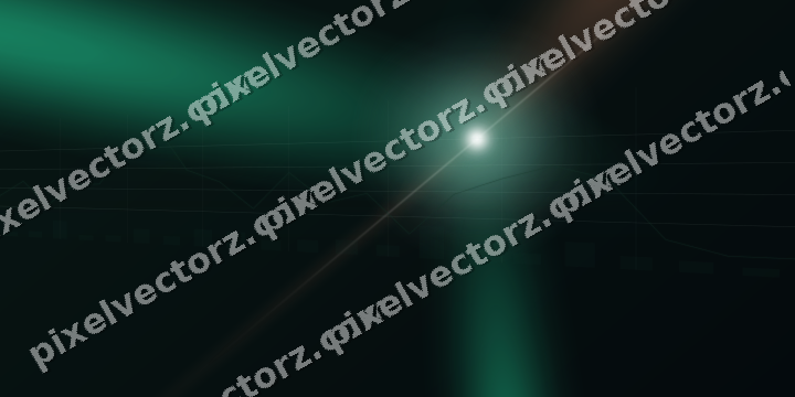 Leuchtender Neon Diagramm Hintergrund in Grün und Orange