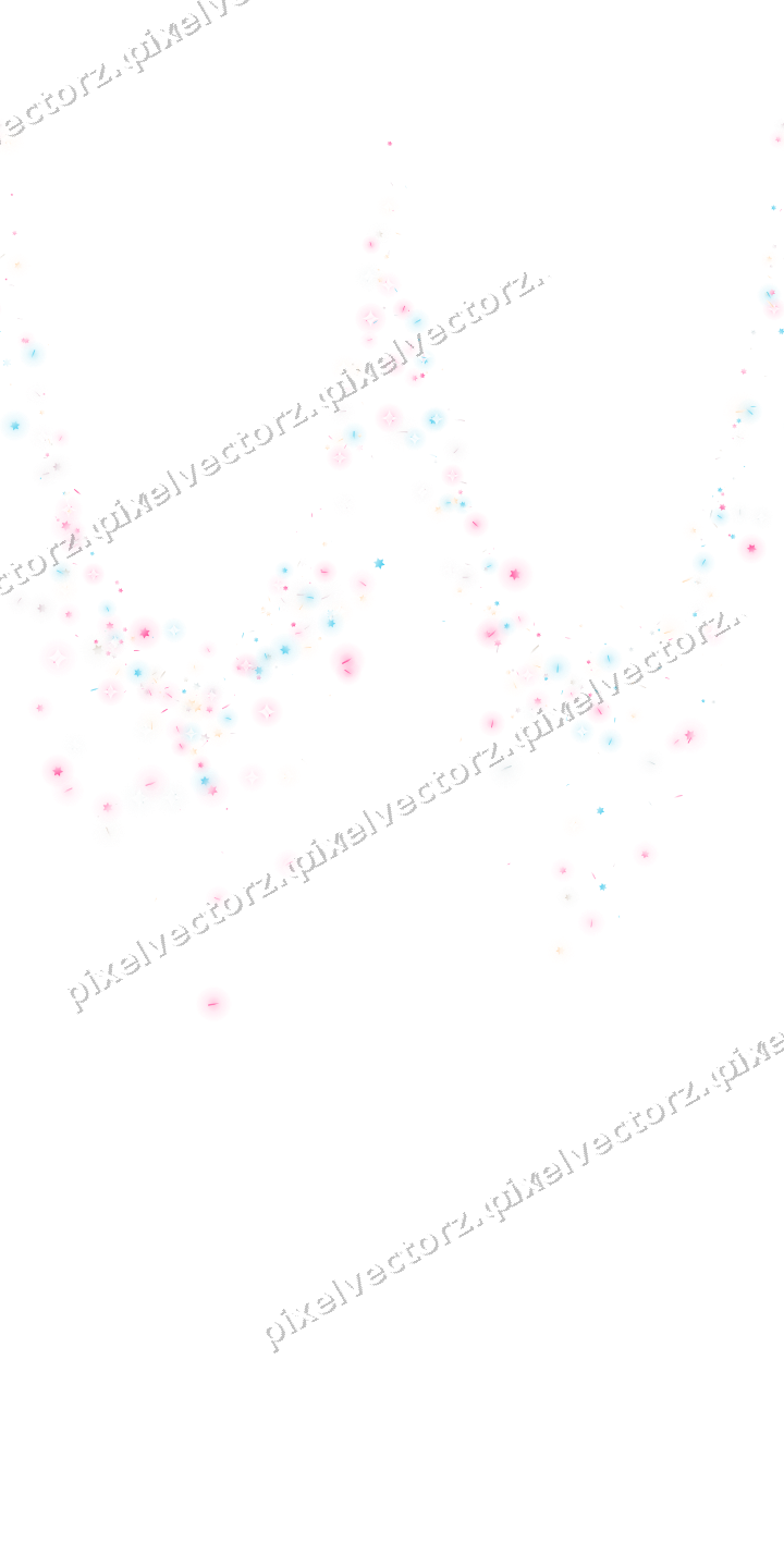 Nahtlose Glitzergirlande in Rosa und Türkis auf transparentem Grund