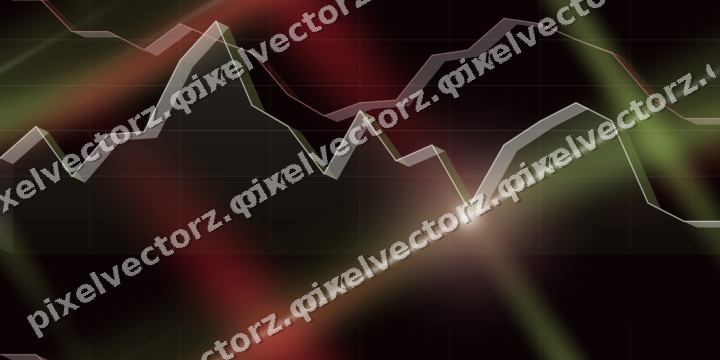 Nahtloser Neon Diagramm Hintergrund in Rot und Grün