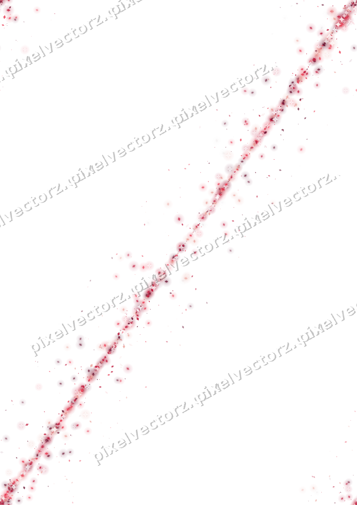 Nahtloses Glitzerband aus Rauten in Rosa auf transparentem Grund