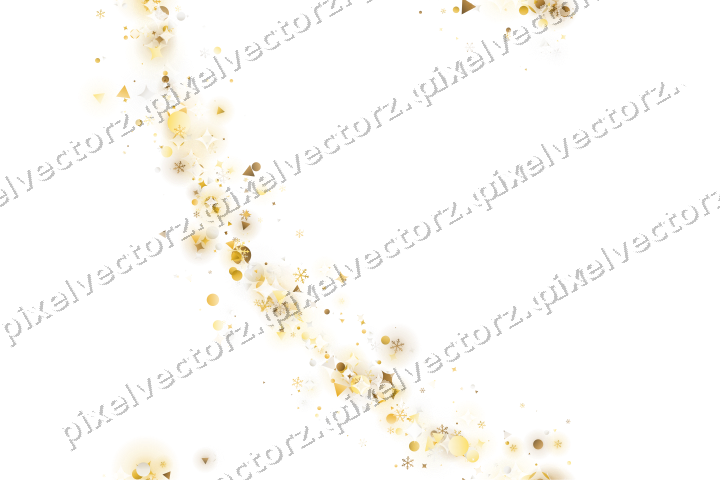 Nahtloser Glitzerbogen auf transparentem Grund