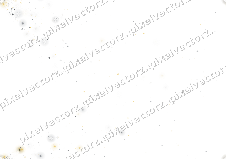 Nahtloser Glitzerfächer aus Funken auf transparentem Grund