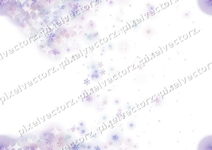 Nahtloser Glitzerfächer aus Schneeflocken auf transparentem Grund