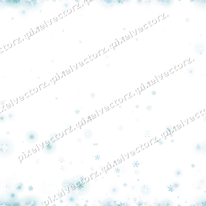 Nahtloser Glitzeraufstieg aus Schneeflocken auf transparentem Grund
