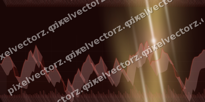 Nahtloser Neon Diagramm Hintergrund in Rot und Orange