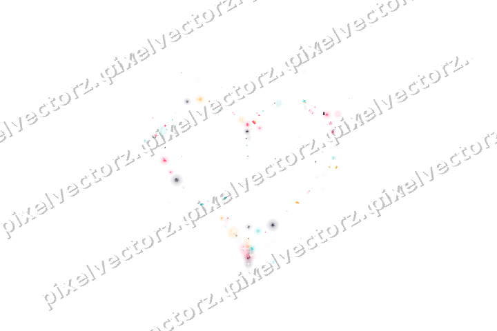 Nahtloses Glitzerherz in Rosa und Bernstein auf transparentem Grund