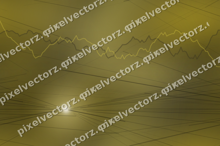Nahtloser Neon Diagramm Hintergrund in Bernstein und Gelb