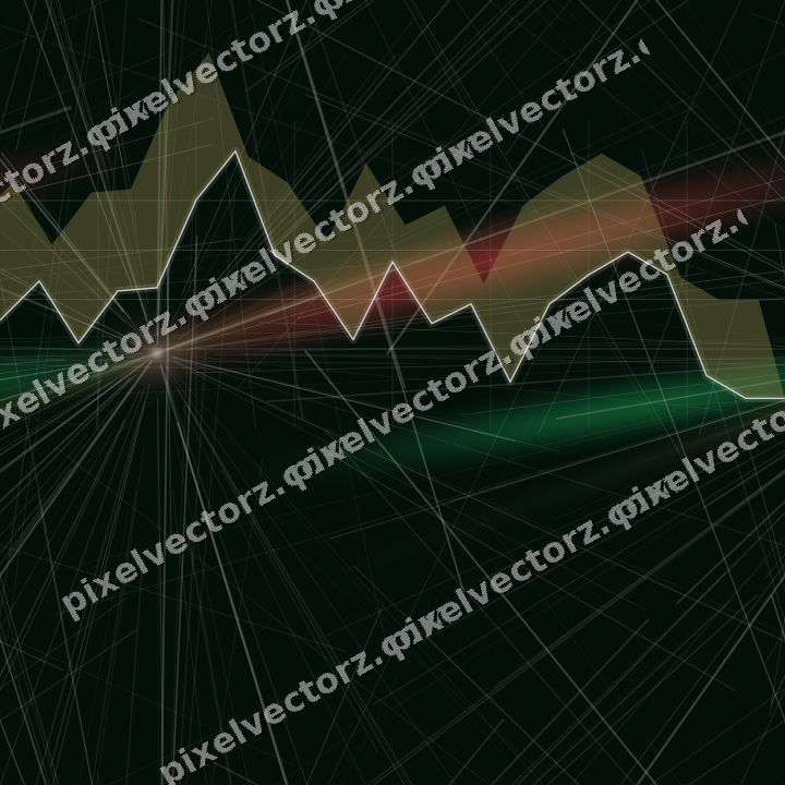 Nahtloser Neon Diagramm Hintergrund in Rot und Orange