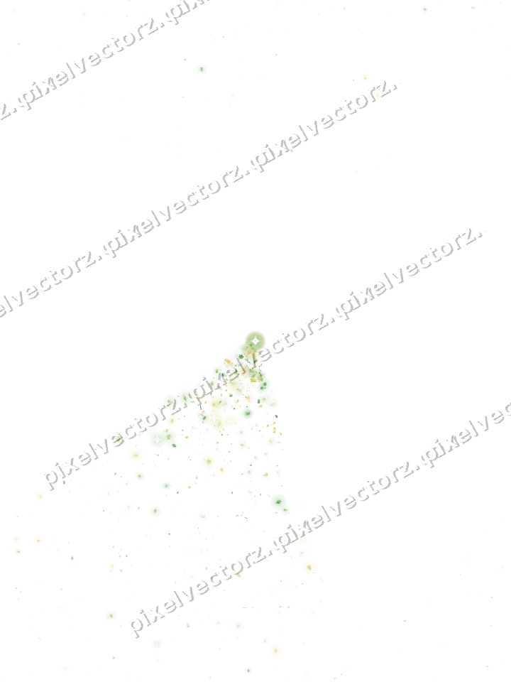 Nahtloser Glitzerfächer aus Sternen und Rauten auf transparentem Grund