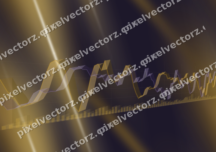 Nahtloser Neon Diagramm Hintergrund in Bernstein und Violett