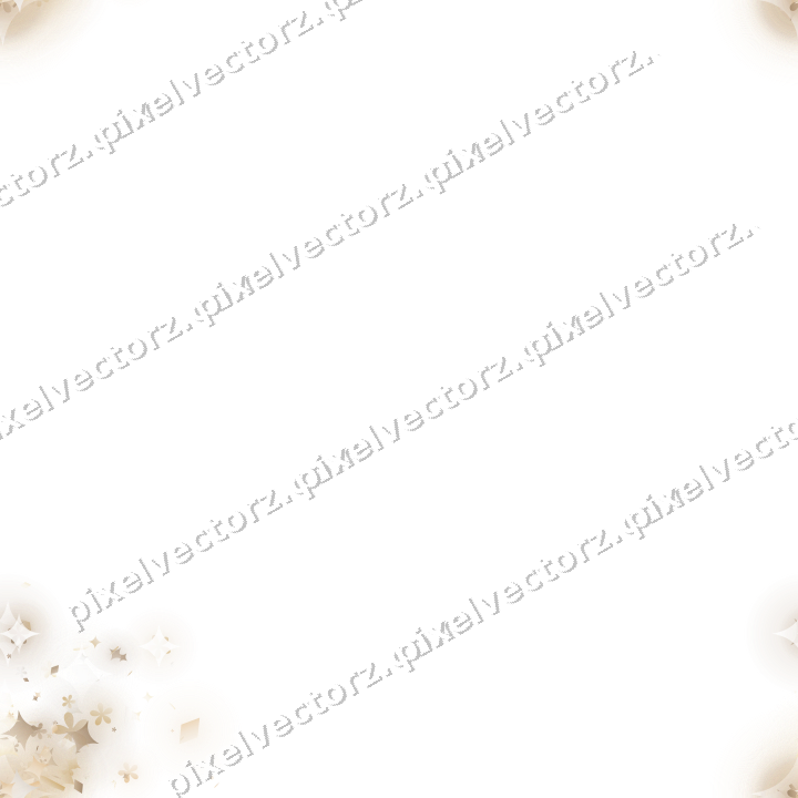 Nahtloser Glitzerfächer aus Funken und Blüten auf transparentem Grund