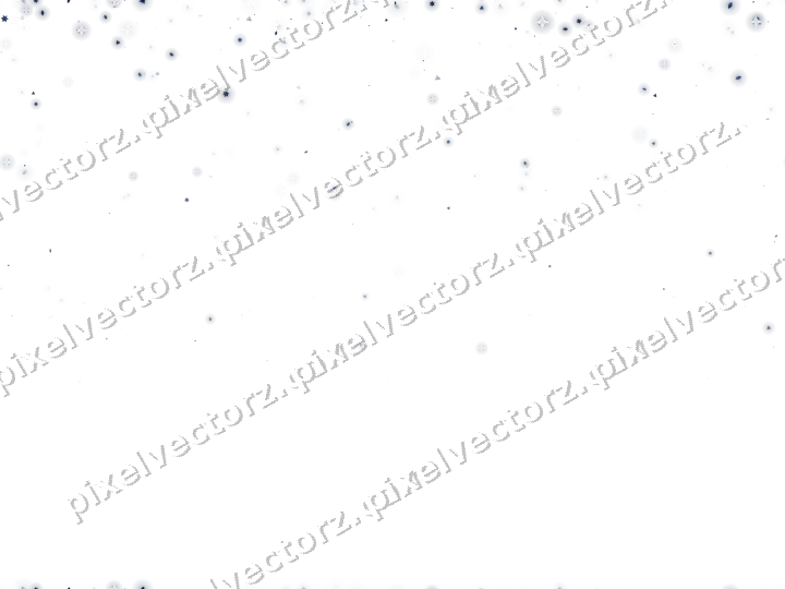 Nahtloser Glitzerregen aus Sternen und Tropfen auf transparentem Grund