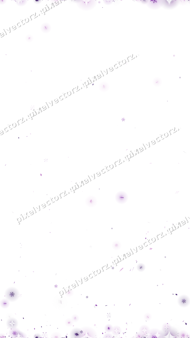 Nahtloser Glitzeraufstieg in Violett auf transparentem Grund
