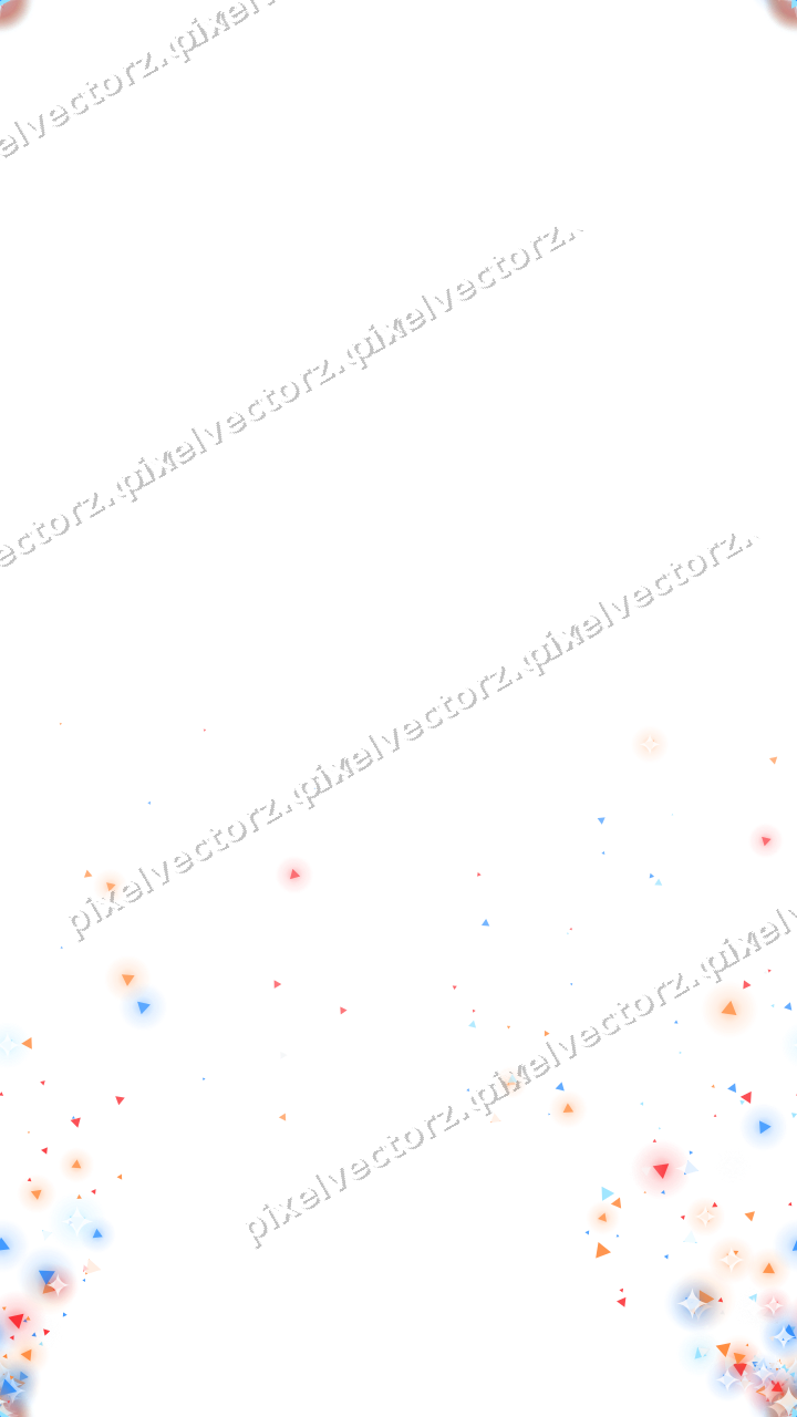 Nahtloser Glitzerfächer aus Dreiecken in Blau auf transparentem Grund