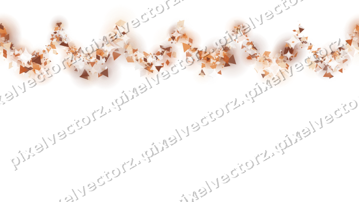 Nahtlose Glitzergirlande auf transparentem Grund