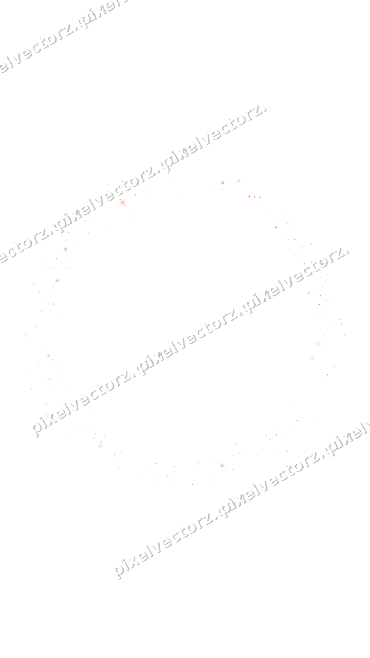 Nahtloser Glitzerkranz aus Sternen und Herzen auf transparentem Grund