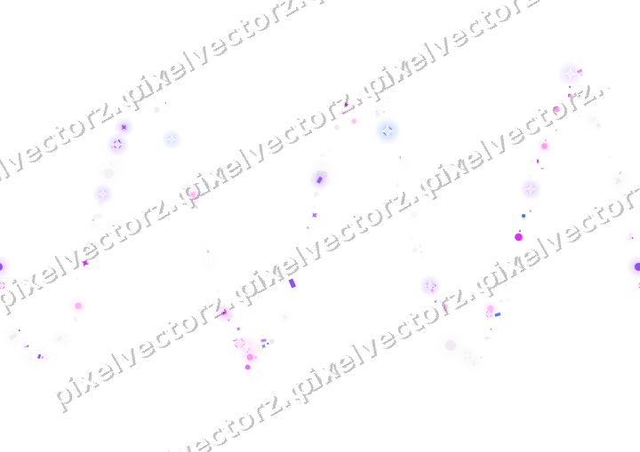 Nahtlose Glitzerwelle aus Funken und Punkten auf transparentem Grund