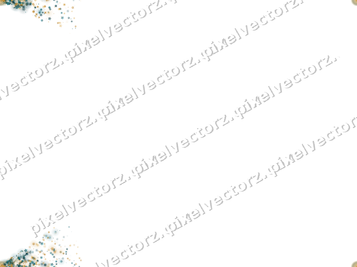 Nahtloser Glitzerfächer aus Sternen und Funken auf transparentem Grund
