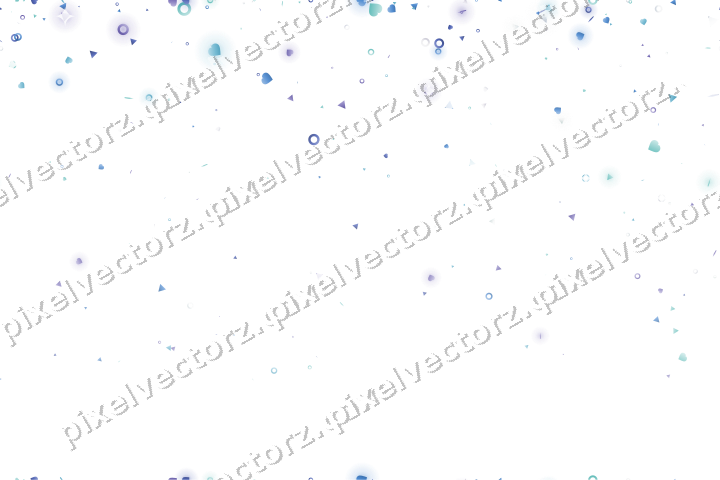 Nahtloser Glitzerregen aus Herzen und Ringen auf transparentem Grund
