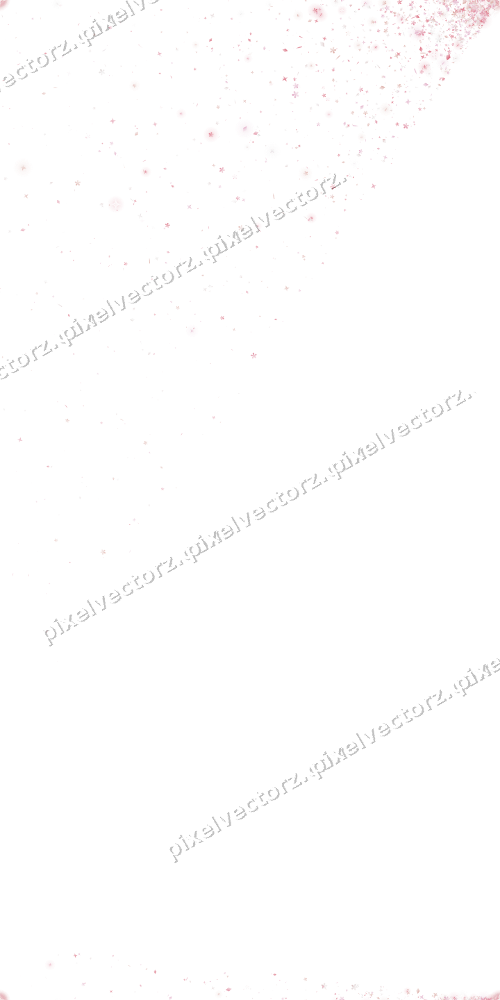 Nahtloser Glitzerfächer aus Sternen und Blüten auf transparentem Grund