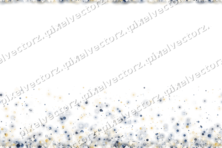 Nahtloser Glitzeraufstieg in Dunkelblau auf transparentem Grund