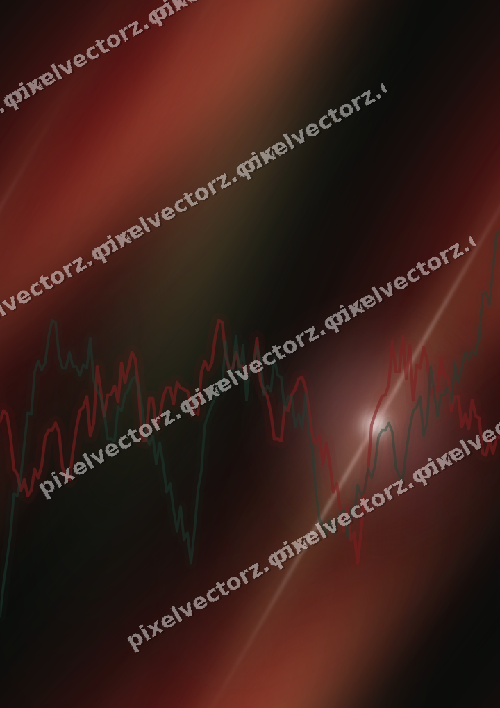 Nahtloser Neon Diagramm Hintergrund in Rot und Grün