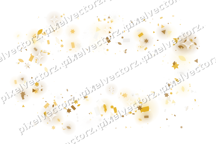 Nahtloser Glitzerrahmen auf transparentem Grund