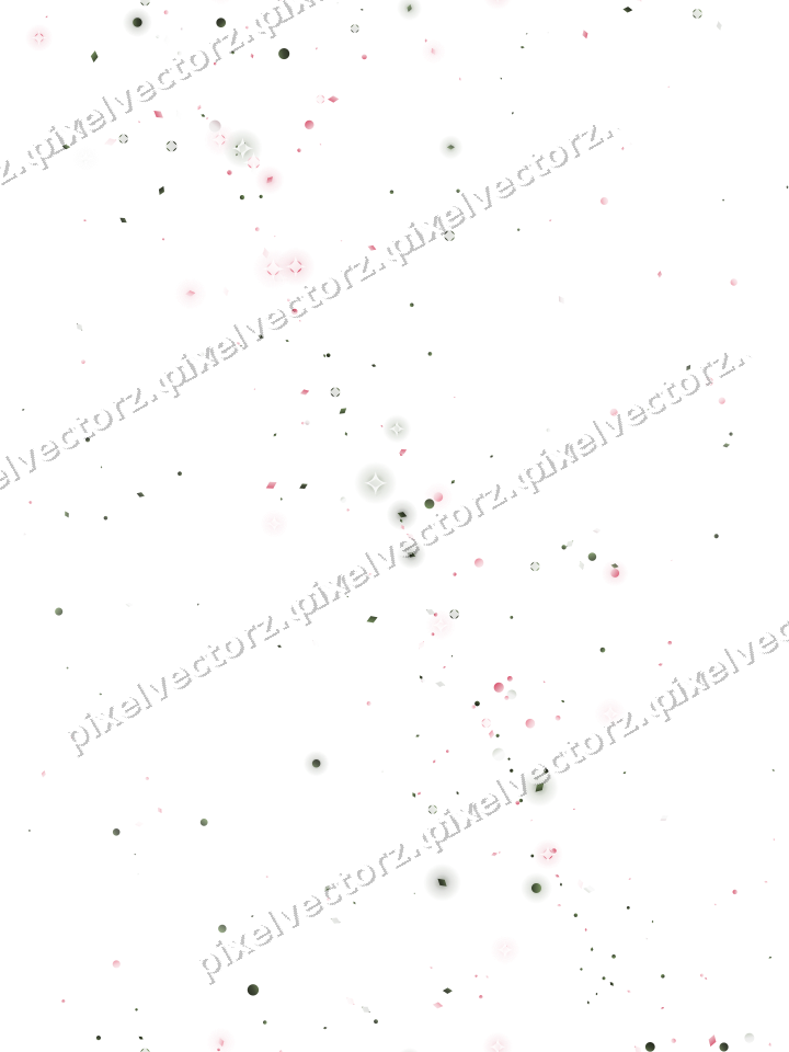 Nahtloses Glitzerband aus Punkten und Rauten auf transparentem Grund