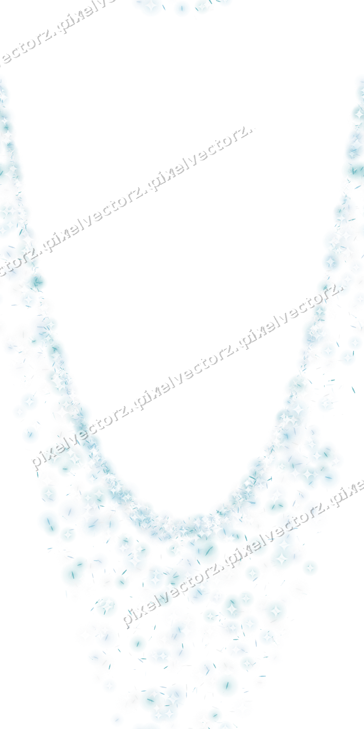 Nahtlose Glitzergirlande aus Splittern auf transparentem Grund