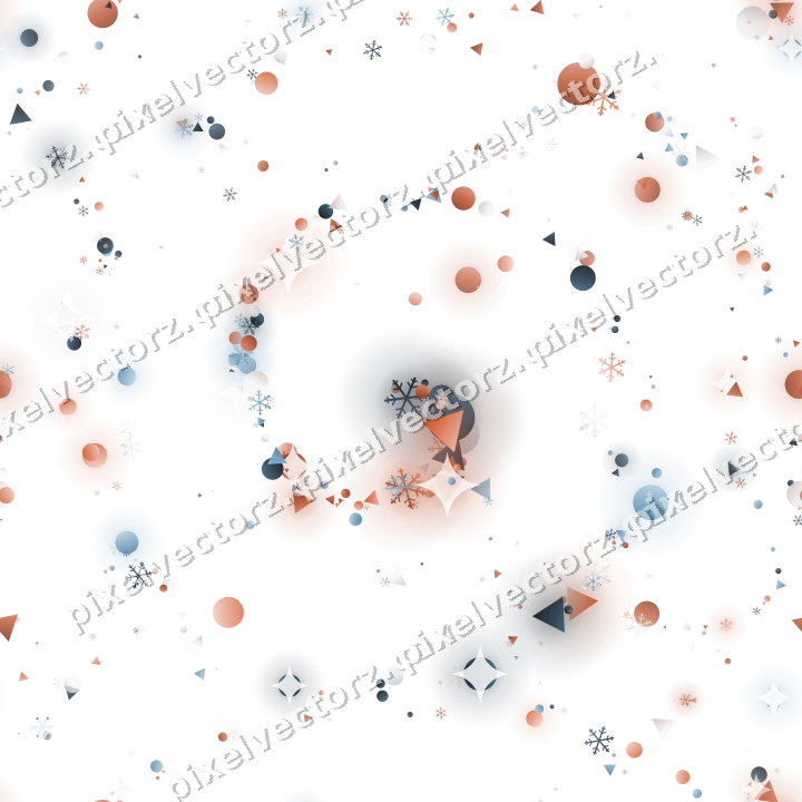 Nahtlose Glitzerspirale in Orange und Türkis auf transparentem Grund