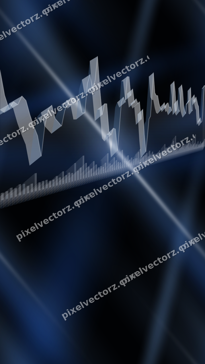 Nahtloser Neon Diagramm Hintergrund in Blau